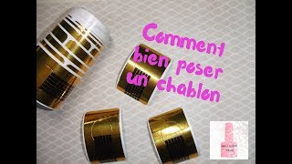 comment bien positionner un chablon [upl. by Miett]