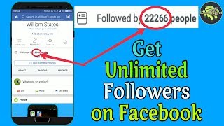 How to Get Unlimited Followers on your Facebook Profile [upl. by Pettiford]