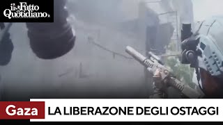 Il video dell’irruzione e del salvataggio di tre ostaggi il filmato delle bodycam della polizia [upl. by Bower810]