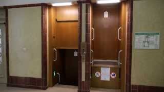 Paternoster Aufzüge von FlohrOtis in Rathaus Schöneberg Berlin 1080p [upl. by Ado]