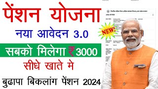 old age pension up online apply 2024  budhapa pension kaise bhare  how to apply pension 2024 [upl. by Rafaela]