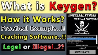 What is Keygen How It Works Practical Example  Cracking Software  Software Registration [upl. by Eniroc]