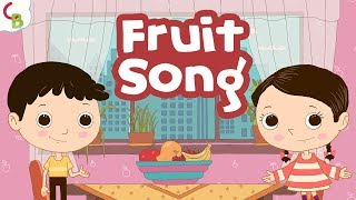 Fruit Song for Kids  Learn Fruits  A for Apple  Fruit Rhymes and Songs by Cuddle Berries [upl. by Monro]