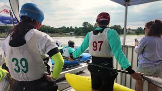 Team China coached by New Zealands Mike Dawson in Kayak Cross  Paris 2024 Olympics preparation [upl. by Yuri]