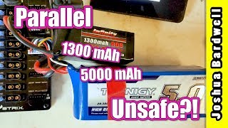 Parallel Charging  CAN YOU MIX DIFFERENT mAh OF BATTERY [upl. by Airreis]