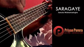 Saragaye  Sanuka Wickramasinghe  Guitar Cover [upl. by Evvie]