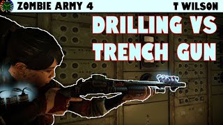 Drilling VS Trench Gun  Zombie Army 4 [upl. by Odracir979]