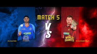 Match 5 Highlights  India Maharajas v World Giants  legends League cricket  India v World  LLC [upl. by Eba122]