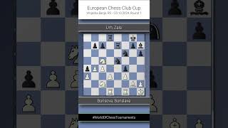 Borisova Borislava vs Urh Zala European Chess Club Cup 2024 Round 1 01 [upl. by Llerad]