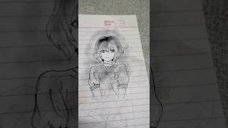 Nishimiya drawing  silent voice sketch drawing drawart silentvoice anime foryou fy explore [upl. by Darooge]