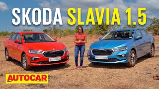 Skoda Slavia 15 TSI review  The ultimate enthusiasts sedan  First Drive  Autocar India [upl. by Stutman]