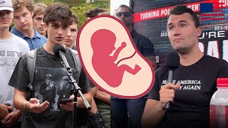 Charlie Kirk Nukes Abortion Argument Take Responsibility for your Orgasms [upl. by Neliak]