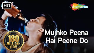 Mujhko Peena Hai Peene Do  Mohd Aziz  Mithun  Sharaab Song [upl. by Cirdec]