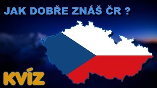 JAK DOBŘE ZNÁŠ ČR  KVÍZ 🇨🇿 [upl. by Ahterahs]