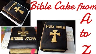 How to make Bible Cake decoration from A to Z [upl. by Fairley541]