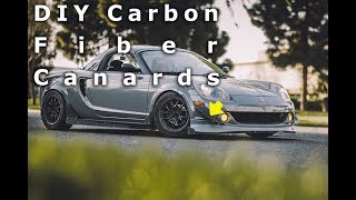 How to make DIY Custom Full Carbon Fiber Canards EASY [upl. by Bernadine111]