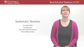 Systematic Reviews [upl. by Annoynek671]