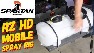 TURNING MY SPARTAN RZ HD ZERO TURN MOWER INTO A MOBILE SPRAY RIG [upl. by Fletcher]