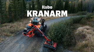 Ilsbo AT 500 R  Buskröjare och kranarm [upl. by Parik]