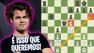 Magnus Carlsen e o Jogo de Alto Risco Estratégias Ousadas  Campeonato Europeu por Equipes 2023 [upl. by Solegnave700]