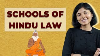 Schools of Hindu Law  Mitakshara amp Dayabhaga School  SubSchools of Hindu Law  Family Law [upl. by Airottiv]