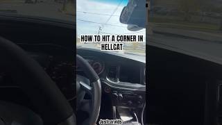 HOW TO HIT A CORNER IN HELLCAT REDEYE hellcat redeye dodge [upl. by Ohare278]