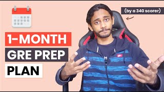 One month GRE prep plan by a 340 scorer  No coaching week by week GRE study plan [upl. by Haase]