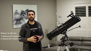 How to use a Telescope A Beginners Guide Learn to Setup and Use Equatorial Mount [upl. by Hazeefah861]