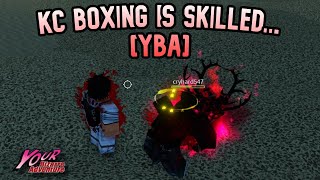 YBA King Crimson Boxing is SKILLED [upl. by Atikal]