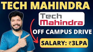 Tech Mahindra Recruitment 2024  Tech Mahindra Hiring process  Tech Mahindra Job for freshers [upl. by Anitak473]