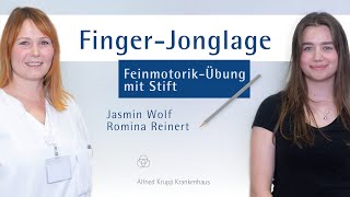 Ergotherapie für Zuhause FingerJonglage stärkt Feinmotorik [upl. by Rupert]