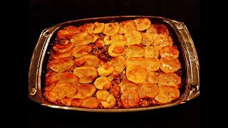 Ground Beef Potato Moussaka  Musaka sa Krompirom i Mesom [upl. by Wan]