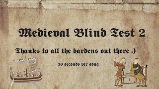 Medieval blindtest 2 bardcore [upl. by Ring]