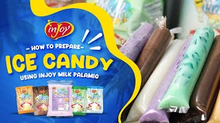 How to Prepare Ice Candy using our inJoy Milk Palamig Powders  inJoy Philippines Official [upl. by Nylodnewg]