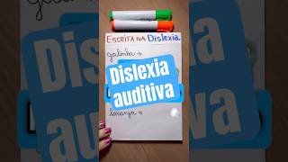 Dislexia Auditiva dislexia mariliasp escola professor [upl. by Kreager]