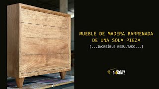 Sorprendente mueble de madera barrenada de una sola pieza 🪵😱 [upl. by Ahsenod139]