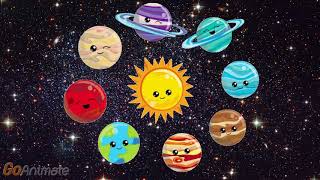 Planets Song  Learn the Planets  videos4kids  Kids Songs  Nursery Rhyme [upl. by Angie959]