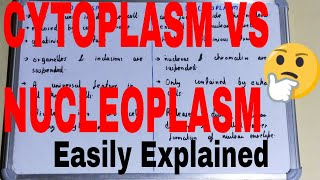 Difference between nucleoplasm and cytoplasmNucleoplasm and cytoplasm difference [upl. by Galloway]