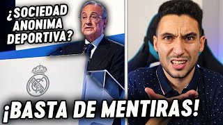 💣¡FLORENTINO QUIERE CAMBIAR el REAL MADRID ¿SERÁ una SAD ADIÓS a CLUB de SOCIOS  ByDiegoX10 [upl. by Marianna]