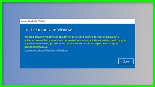 Unable To Active Windows  Error Code 0x800700b  We cant Active Windows On This Device  Fix [upl. by Favien]