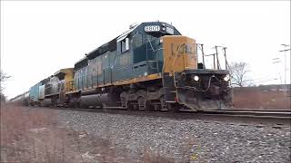 Testing CSX 7571 Norfolk Southern 4692 and a rare leader [upl. by Perloff]