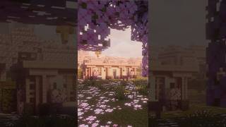 Minecraft Cherry Blossom tutorial and build idea minecraftbuilding [upl. by Niletak]