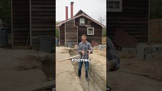 How To Tie A New Footing Into An Old House Foundation [upl. by Hodges779]