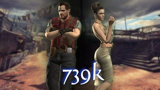 RESIDENT EVIL 5  Barry STARS × Excella Tricell  Public Assembly 739k The Mercenaries [upl. by Millar]