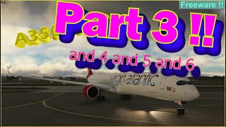 Testing Aircraft For MSFS 2020 A3501000 by GRIEZISLAW Part 3 amp 4 amp 5 amp 6  hopefully the last one [upl. by Adaj]