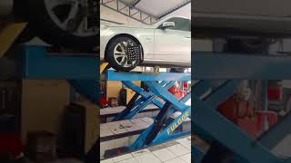 BalancingSpooringMercedes Benz E250 SMV Cilandak Tengah Jkt Slt [upl. by Nekciv]