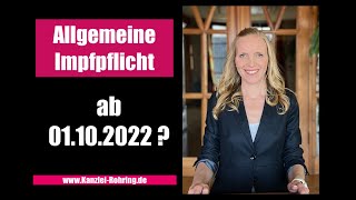 Allgemeine Impfpflicht ab Oktober [upl. by Ly]