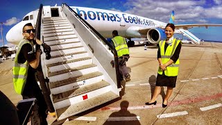 Thomas Cook’s ECONOMY PLUS  is it worth it Fuerteventura to Birmingham Airbus A321 [upl. by Aihseyk]