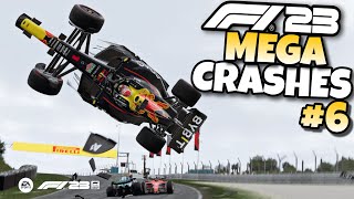 F1 23 MEGA CRASHES 6 [upl. by Ainesell]