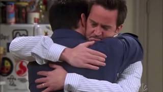 Chandler amp Joey Saying Goodbye to the Foosball Table amp Lame Cool Guy Handshake Scene [upl. by Krenn398]